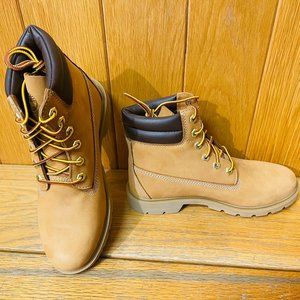 TIMBERLAND WOMEN'S LINDEN WOODS 6-INCH WATERPROOF BOOTS WHEAT NUBUCK A161G